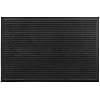 Non-Slip Outdoor Boot Scraper Mat, Heavy Duty Rubber Front Door Mat with Ribbed Dirt Scraper Surface, 60 x 40 cm